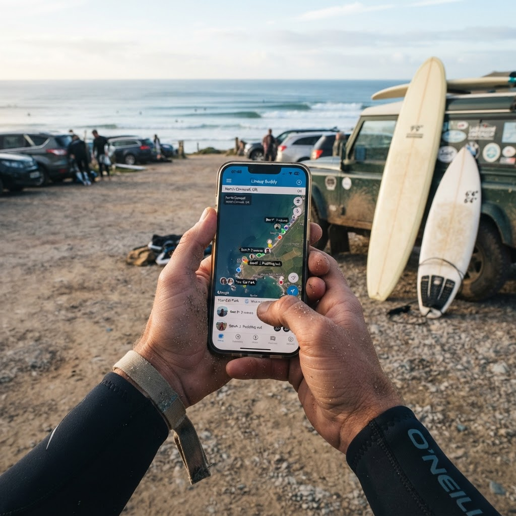 Checking Free Roam to see which spot the crew is surfing
